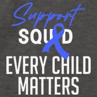 Child Abuse Prevention Awareness Month Blue Ribbon Trex Vector Backpack