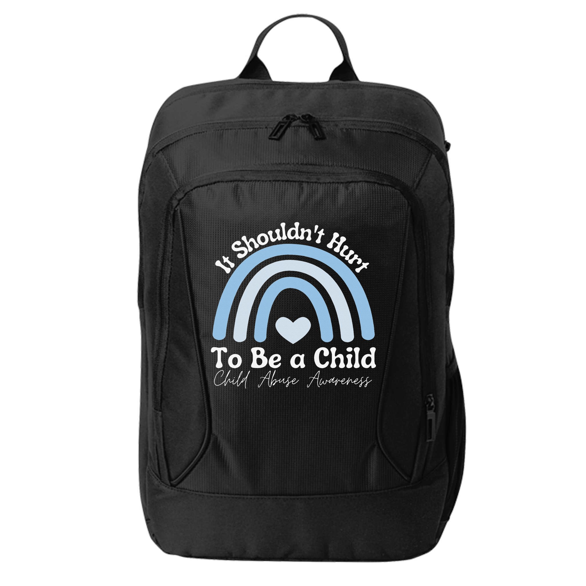 Child Abuse Prevention Awareness Month Rainbow City Backpack