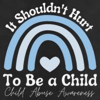 Child Abuse Prevention Awareness Month Rainbow Adult Drive Performance Visor