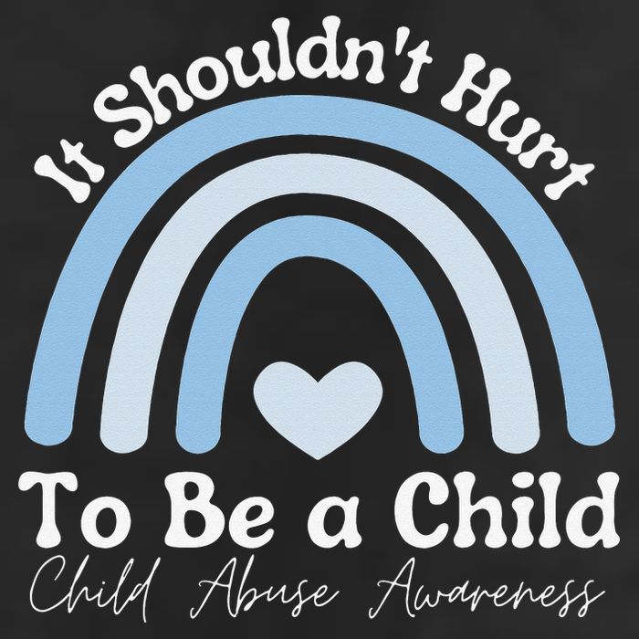Child Abuse Prevention Awareness Month Rainbow Adult Drive Performance Visor