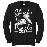 Chucks And Pearls Kamala Harris 2024 Usa Election 2024 Sweatshirt