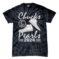 Chucks And Pearls Kamala Harris 2024 Usa Election 2024 Tie-Dye T-Shirt