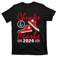 Chucks And Pearls Kamala Harris 2024 Usa Election 2024 T-Shirt