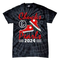 Chucks And Pearls Kamala Harris 2024 Usa Election 2024 Tie-Dye T-Shirt