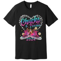 Chucks And Pearls Kamala Harris 2024 For President 47 Premium T-Shirt