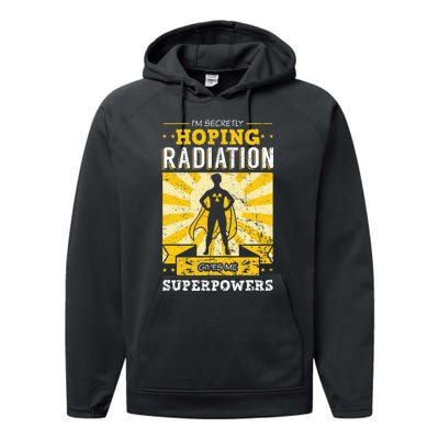 Cancer Awareness Patient Warrior Chemo Radiation Therapy Performance Fleece Hoodie