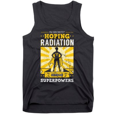 Cancer Awareness Patient Warrior Chemo Radiation Therapy Tank Top