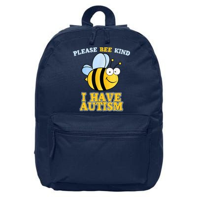 Cute Autism - Please Bee Kind I Have Autism 16 in Basic Backpack