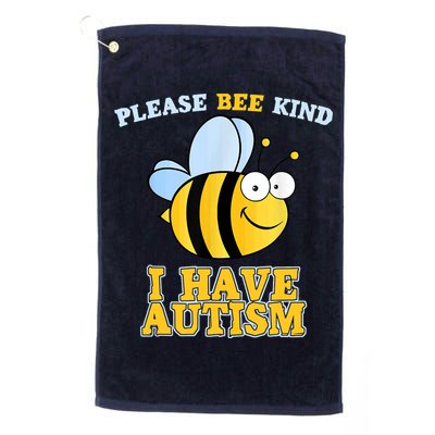 Cute Autism - Please Bee Kind I Have Autism Golf Towel