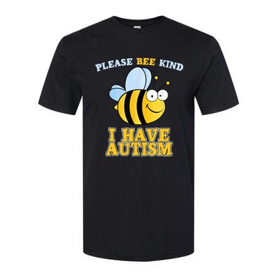 Cute Autism - Please Bee Kind I Have Autism Softstyle CVC T-Shirt