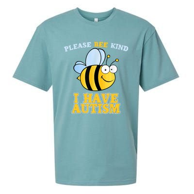 Cute Autism - Please Bee Kind I Have Autism Sueded Cloud Jersey T-Shirt