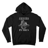 Chucks And Pearls Cute Women Nurse Kamala 2024 Hoodie