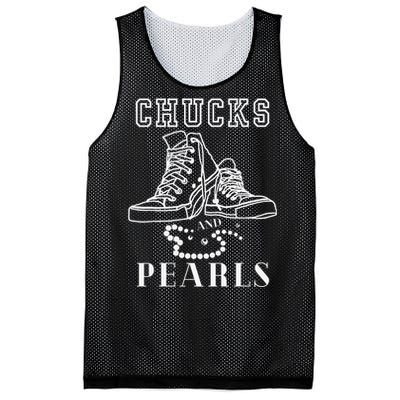 Chucks And Pearls Cute Women Nurse Kamala 2024 Mesh Reversible Basketball Jersey Tank