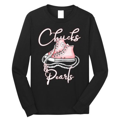 Chucks And Pearls Long Sleeve Shirt