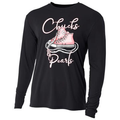 Chucks And Pearls Cooling Performance Long Sleeve Crew