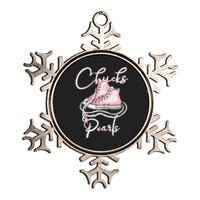 Chucks And Pearls Metallic Star Ornament