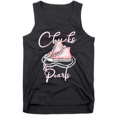 Chucks And Pearls Tank Top