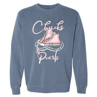 Chucks And Pearls Garment-Dyed Sweatshirt