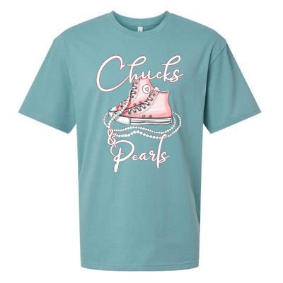 Chucks And Pearls Sueded Cloud Jersey T-Shirt