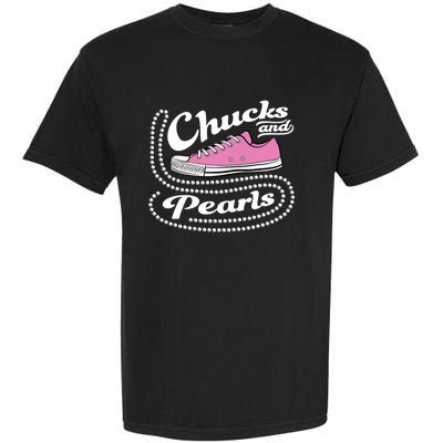 Chucks And Pearls Madam 2024 Women American Garment-Dyed Heavyweight T-Shirt