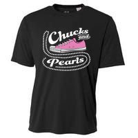 Chucks And Pearls Madam 2024 Women American Cooling Performance Crew T-Shirt