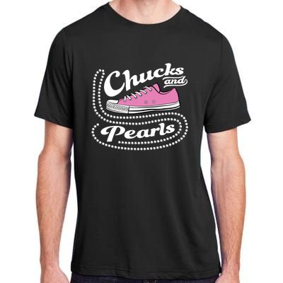 Chucks And Pearls Madam 2024 Women American Adult ChromaSoft Performance T-Shirt