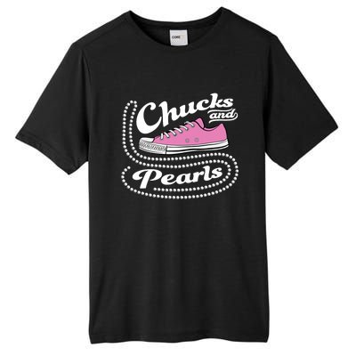 Chucks And Pearls Madam 2024 Women American Tall Fusion ChromaSoft Performance T-Shirt