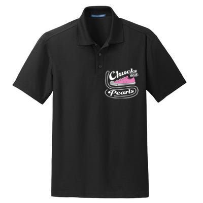 Chucks And Pearls Madam 2024 Women American Dry Zone Grid Polo