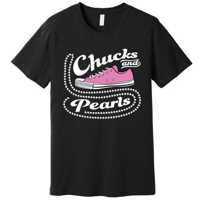 Chucks And Pearls Madam 2024 Women American Premium T-Shirt