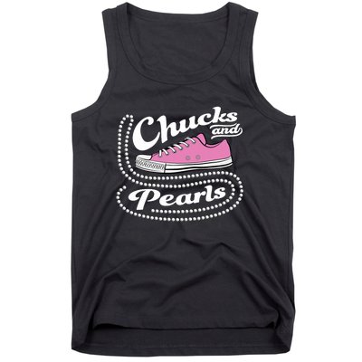 Chucks And Pearls Madam 2024 Women American Tank Top