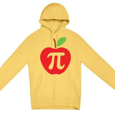 Cool Apple Pi Day Premium Pullover Hoodie