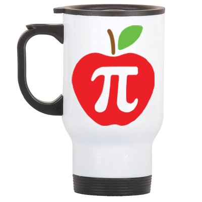 Cool Apple Pi Day Stainless Steel Travel Mug