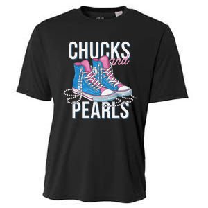 Chucks And Pearls Kamala Harris 2024 For President Election Cooling Performance Crew T-Shirt