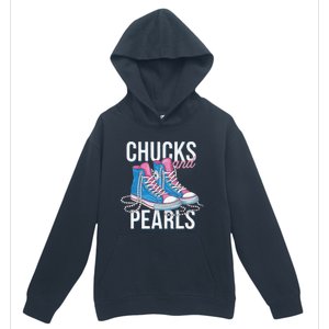 Chucks And Pearls Kamala Harris 2024 For President Election Urban Pullover Hoodie