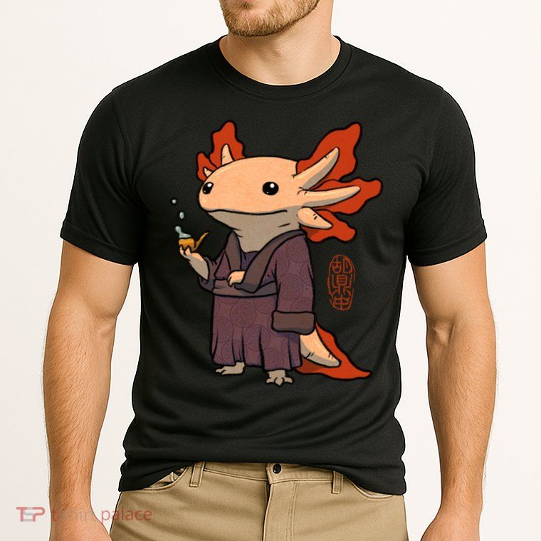 Cute Axolotl Philosopher Performance Shirt