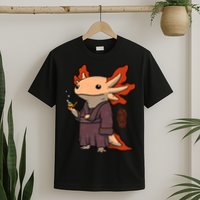 Cute Axolotl Philosopher T-Shirt