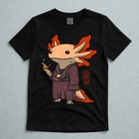 Cute Axolotl Philosopher T-Shirt