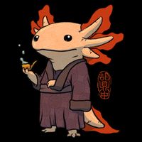 Cute Axolotl Philosopher T-Shirt