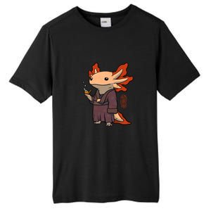 Cute Axolotl Philosopher Tall Fusion ChromaSoft Performance T-Shirt