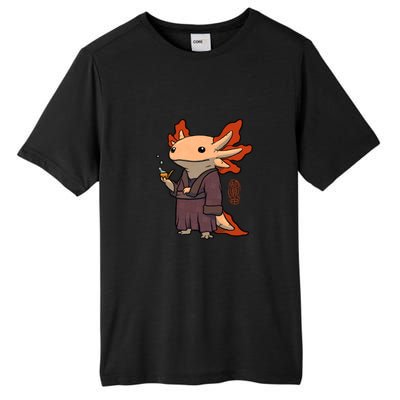 Cute Axolotl Philosopher Tall Fusion ChromaSoft Performance T-Shirt