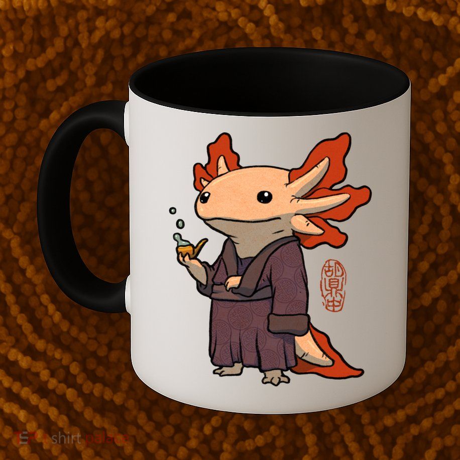 Cute Axolotl Philosopher Mug