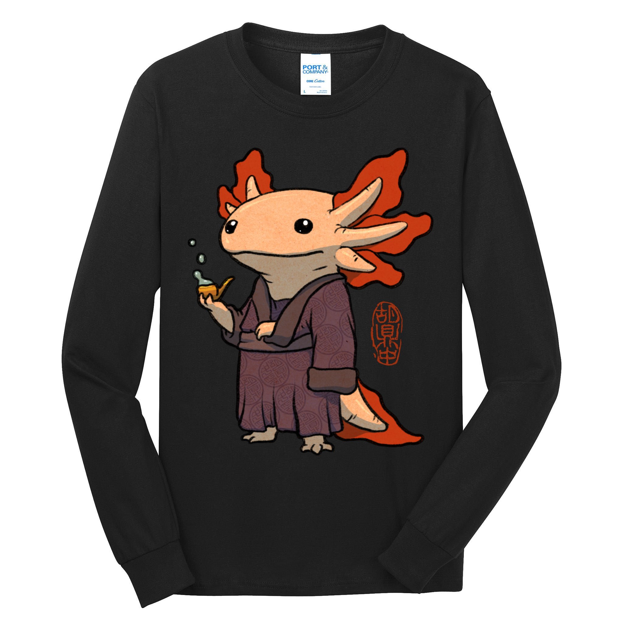 Cute Axolotl Philosopher Tall Long Sleeve T-Shirt
