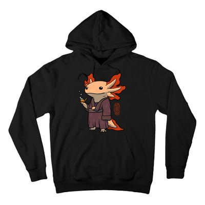 Cute Axolotl Philosopher Tall Hoodie