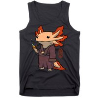Cute Axolotl Philosopher Tank Top
