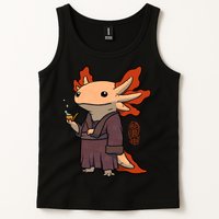 Cute Axolotl Philosopher Tank Top