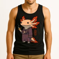 Cute Axolotl Philosopher Tank Top