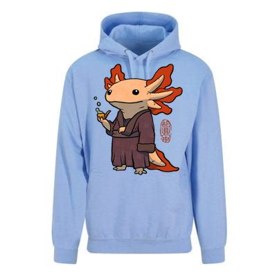 Cute Axolotl Philosopher Unisex Surf Hoodie