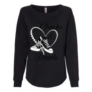 Chucks And Pearls 2024 IM With Her Kamala 2024 Gift Womens California Wash Sweatshirt