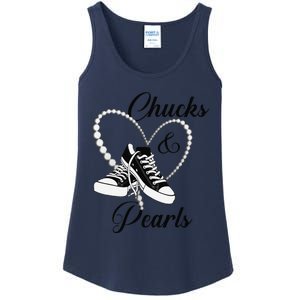 Chucks And Pearls 2024 IM With Her Kamala 2024 Gift Ladies Essential Tank