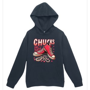 Chucks And Pearls 2024 President Election Day Kamala Harris Urban Pullover Hoodie